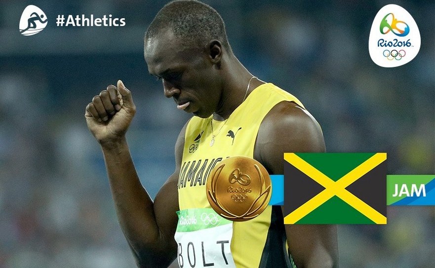 Atletul jamaican Usain Bolt.