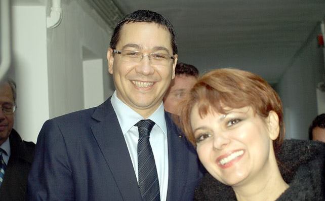 Olguţa Vasilescu şi Victor Ponta