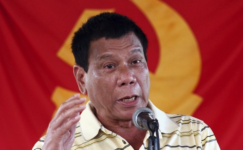 Preşedintele filipinez Rodrigo Duterte.