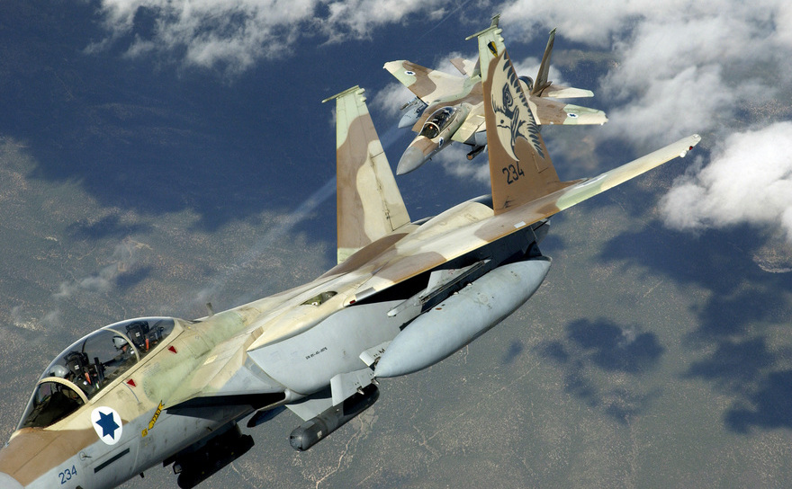 Avion de luptă israelian. (Captură Foto)