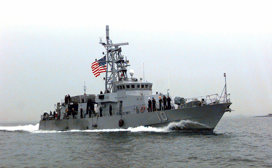 Nava americană USS Firebolt. (Captură Foto)