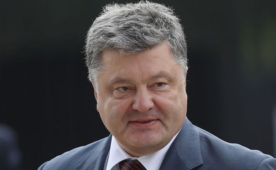 Preşedintele ucrainean, Petro Poroşenko.