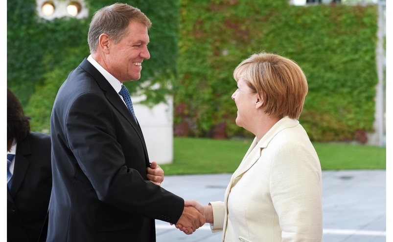 Întâlnirea preşedintelui României Klaus Iohannis cu cancelarul Angela Merkel.