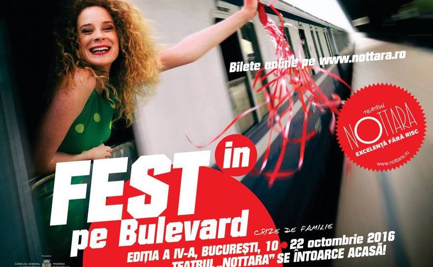 FEST(IN) pe Bulevard- Afişul Festivalului Internaţional de Teatru de la Teatrul Nottara