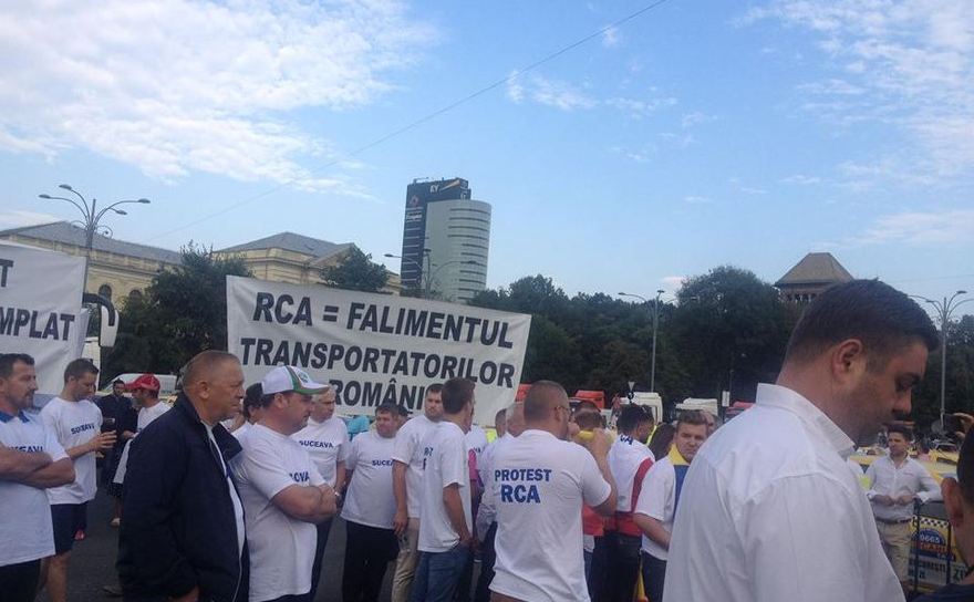 Protestul transportatorilor (Epoch Times România)