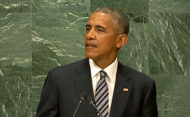 Preşedintele american Barack Obama se adresează Adunării Generale a ONU în 20 septembrie 2016, New York City, SUA.