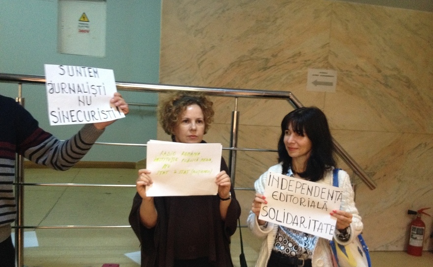 Protest al jurnaliştilor la Radio România (Epoch Times)