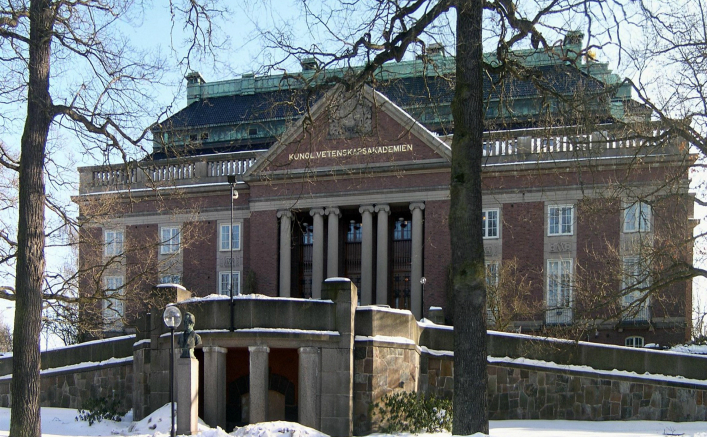 Academia Regală Suedeză de Ştiinţe,  Stockholm (wikipedia.org)
