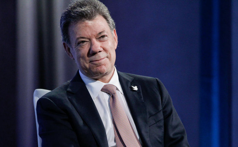 Preşedintele columbian Juan Manuel Santos.