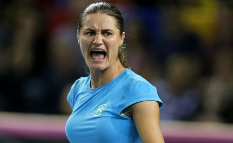 Jucătoarea română de tenis Monica Niculescu.