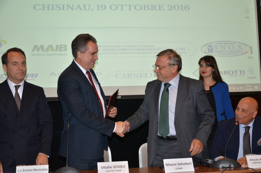 Semnarea acordului de colaborare între Republica Moldova şi Italia