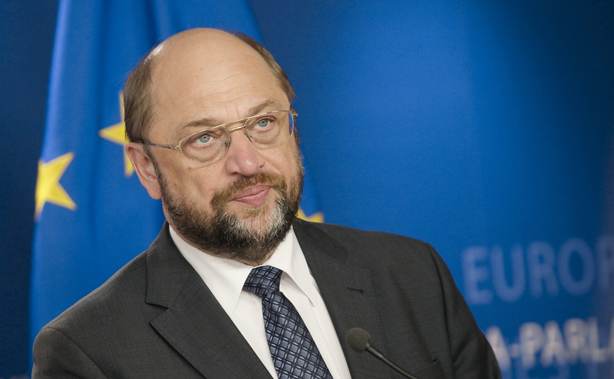Preşedintele Parlamentului European, Martin Schulz. (Captură Foto)