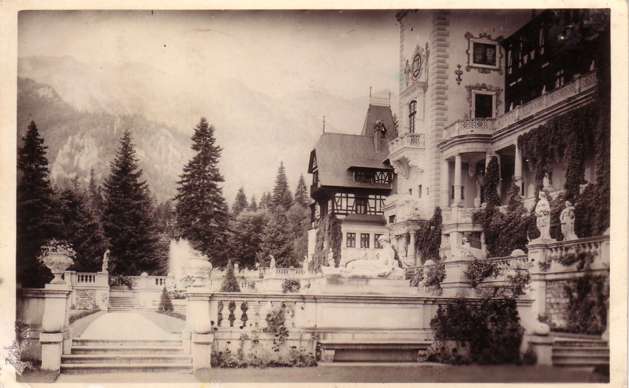 Castelul Peleş- carte poştală, 1941