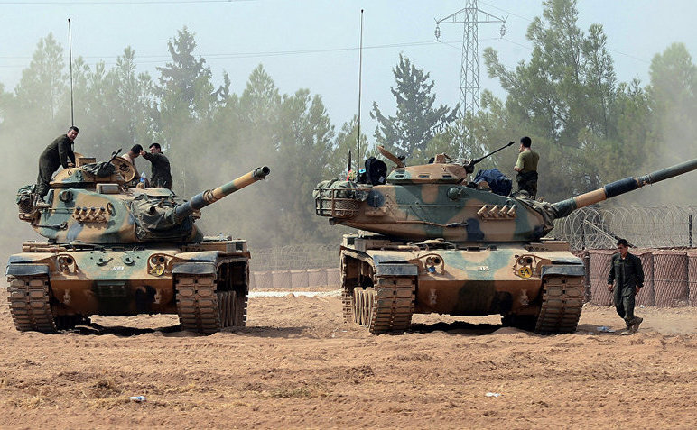Tancuri turceşti. (Captură Foto)