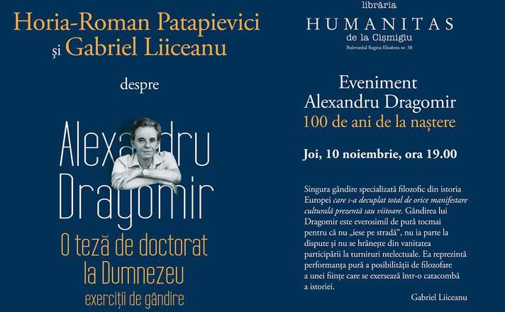 Alexandru Dragomir, 100 de ani de la naştere (Humanitas)