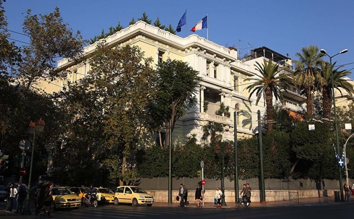 Ambasada franceză din Atena, Grecia.