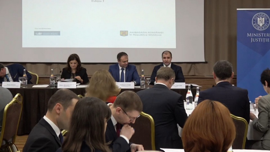 Reprezentanţi ai principalelor instituţii din domeniul justiţiei din Moldova şi România