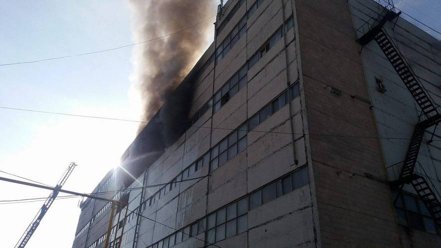 Incendiu la Chişinău