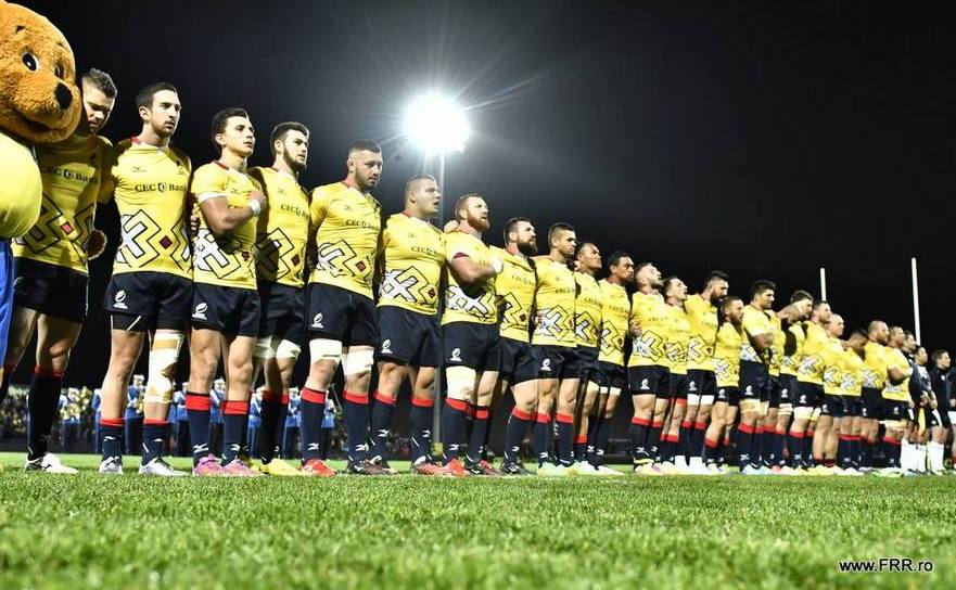 Echipa naţională de rugby a României.