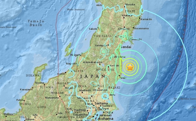 Cutremur de 6,9 grade în Japonia, în apropiere de Fukushima