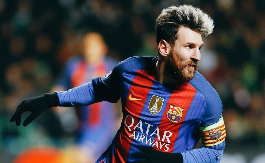 Atacantul argentinian Lionel Messi.