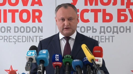 Preşedintele ale, Igor Dodon (Captură foto / privesc.eu)