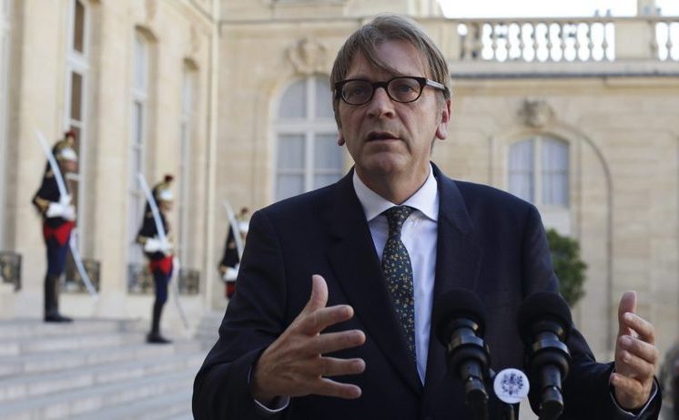 Europarlamentarul Guy Verhofstadt (Thomas Samson/AFP via Getty Images)