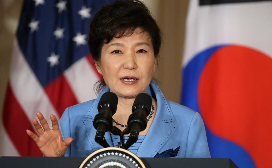 Preşedinta Coreei de sud, Park Geun-Hye.