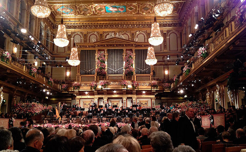 Concertul de Anul Nou de la Viena al Orchestrei Filarmonicii din Viena. (wienerphilharmoniker.at)