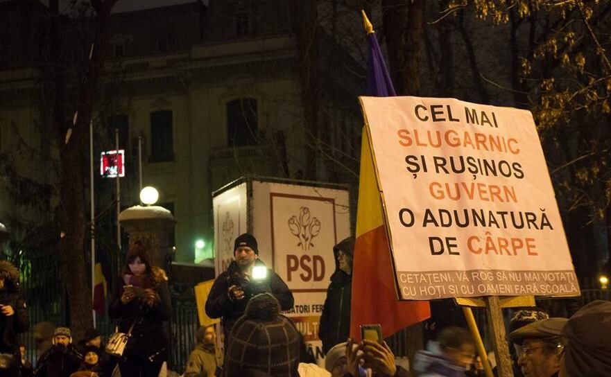 Protest anti-graţiere în Capitală (Sergiu Nicolae Brega)