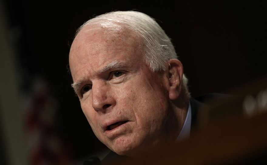 Senatorul american republican John McCain.