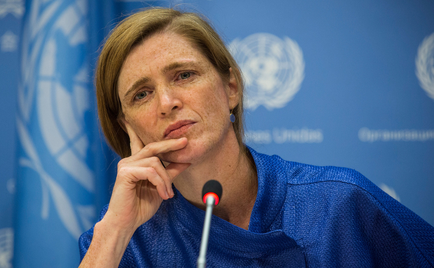 Ambasadorul american la ONU, Samantha Power.