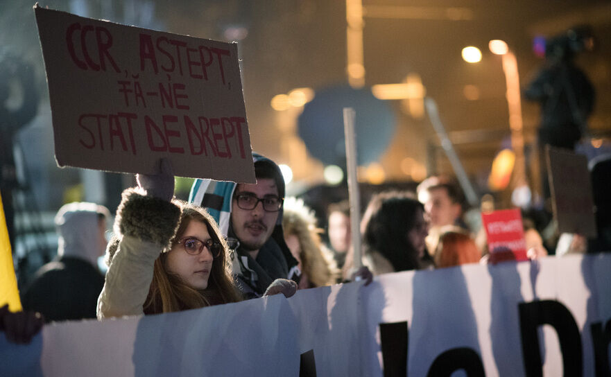 Protest la Guvern (Mihuţ Savu / Epoch Times România)