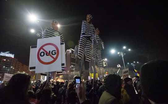 Protest la Guvern (Epoch Times România)
