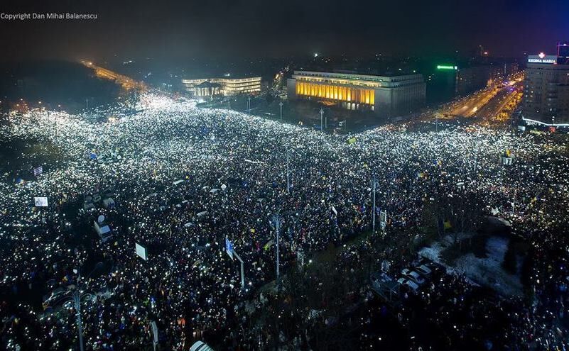 Protest la Guvern (Dan Mihai Balanescu)