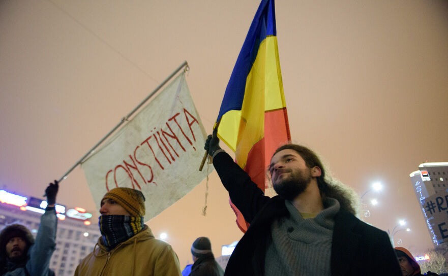 Protest la Guvern (Mihuţ Savu / Epoch Times România)