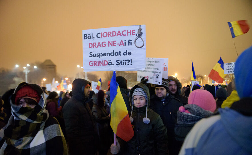 Protest la Guvern (Mihuţ Savu / Epoch Times România)