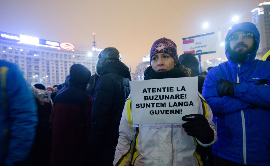 Protest la Guvern (Mihuţ Savu / Epoch Times România)