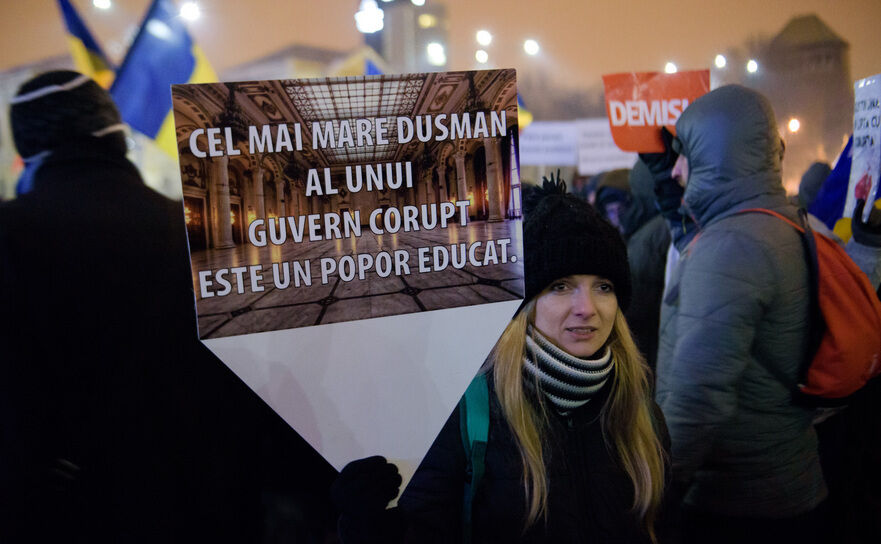 Protest la Guvern (Mihuţ Savu / Epoch Times România)