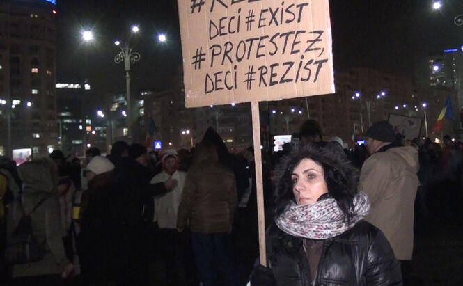 Protest la Guvern (Epoch Times România)