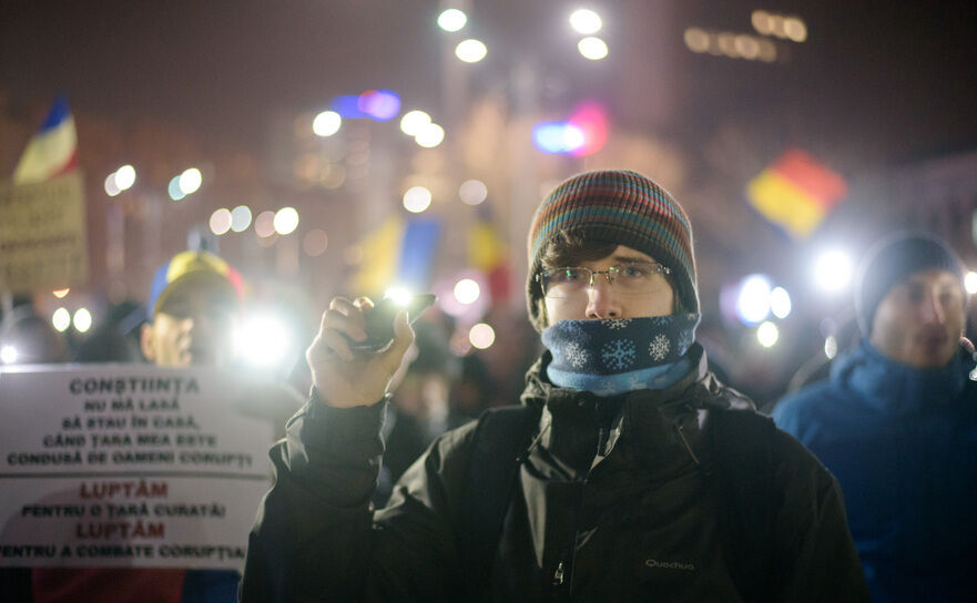 Protest la Guvern (Mihuţ Savu / Epoch Times România)