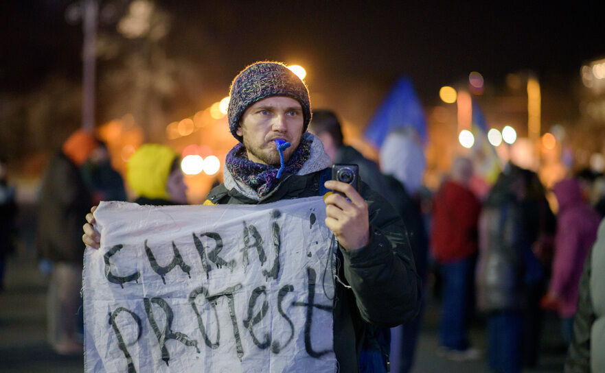 Protest la Guvern (Mihuţ Savu / Epoch Times România)