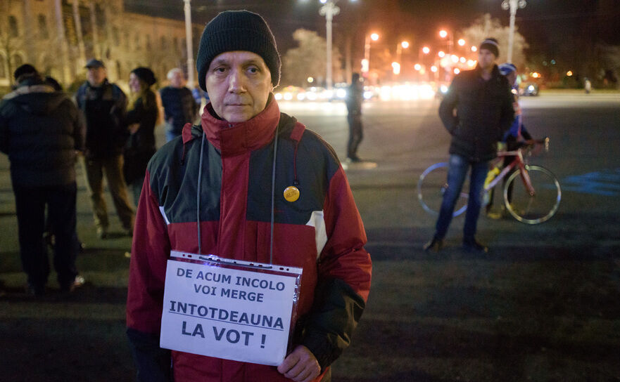 Protest la Guvern (Mihuţ Savu / Epoch Times România)