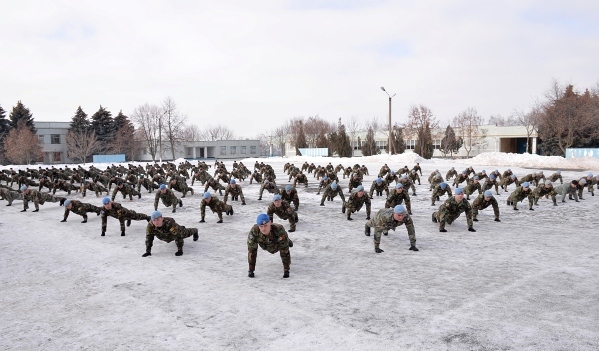 Militarii Armatei Naţionale a RM în cadrul acţiunii "22 Push-up Challenge"