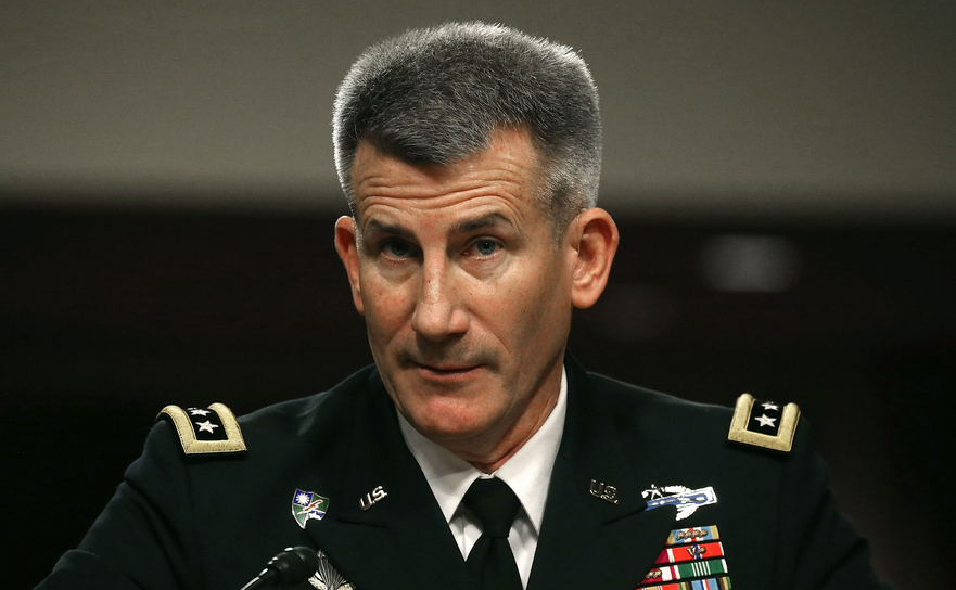 Generalul John Nicholson, comandantul forţelor americane în Afganistan.
