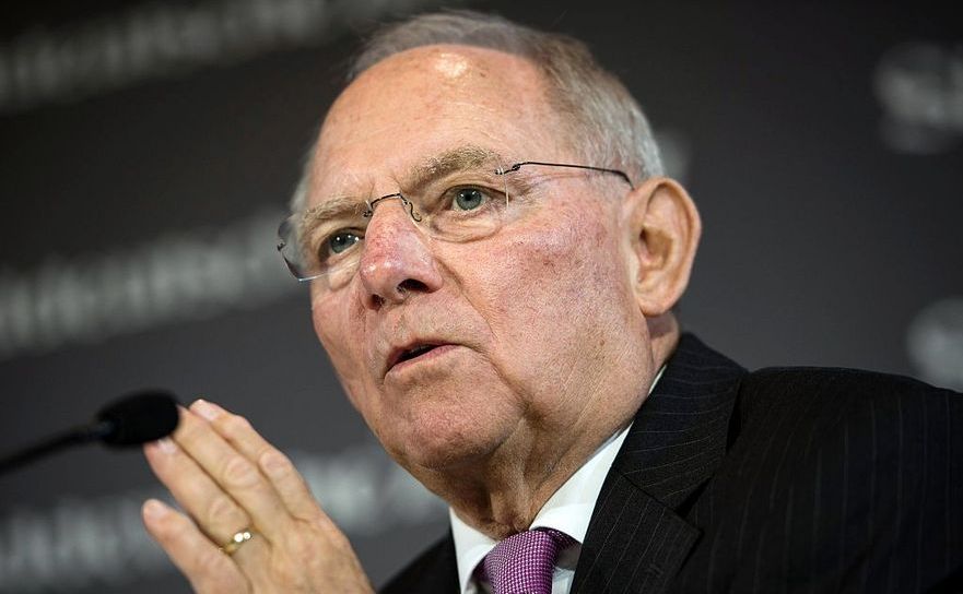 Ministrul german de finanţe, Wolfgang Schäuble.