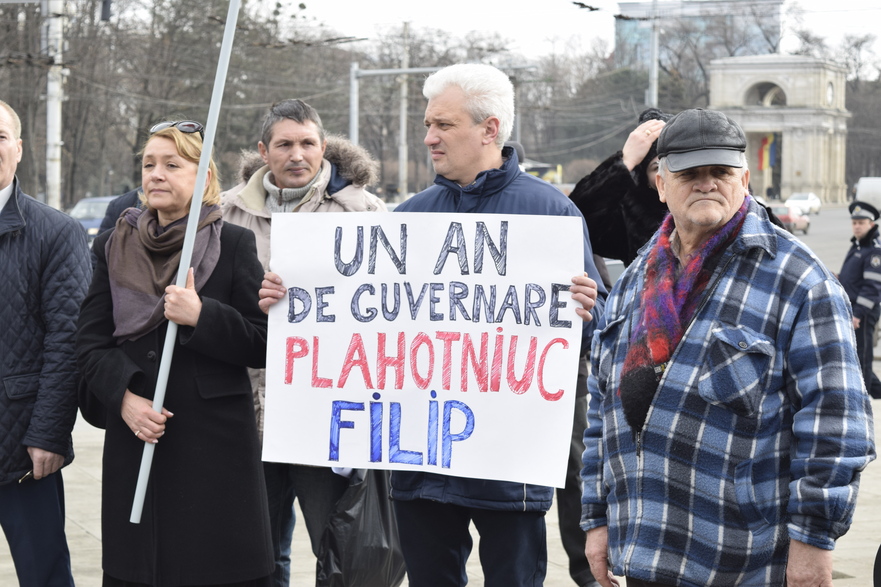 Flash mob la Chişinău împotriva amnistiei fiscale