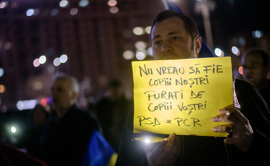 Protest la Guvern (Mihuţ Savu / Epoch Times România)