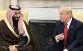 Preşedintele american Donald Trump discută cu prinţul încoronat saudit Mohammed bin Salman în Biroul Oval al Casei Albe, în Washington,  D.C., 14 martie 2017. (Mark Wilson/Bloomberg/Getty Images)