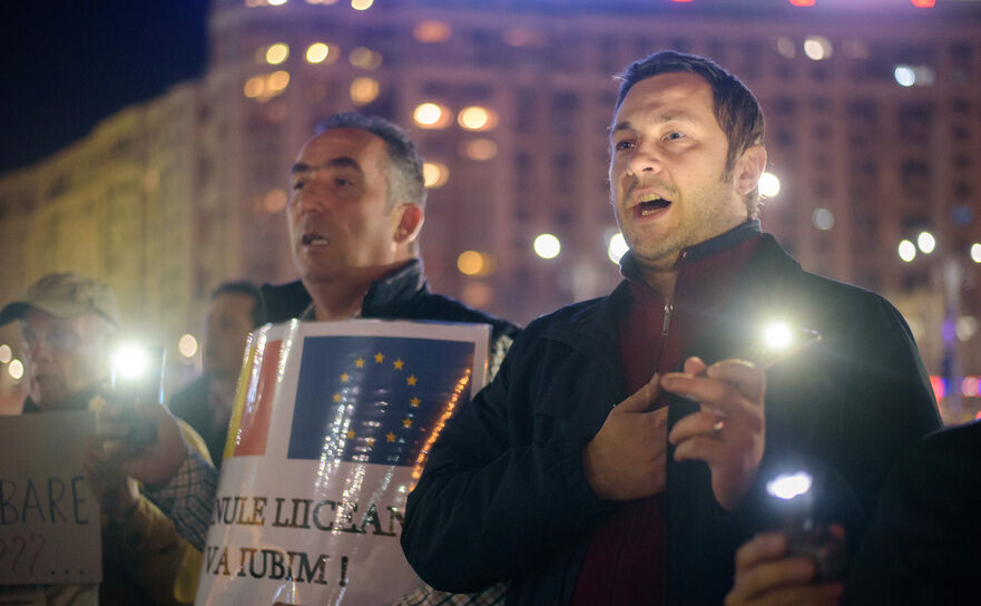 Protest (Mihuţ Savu / Epoch Times România)